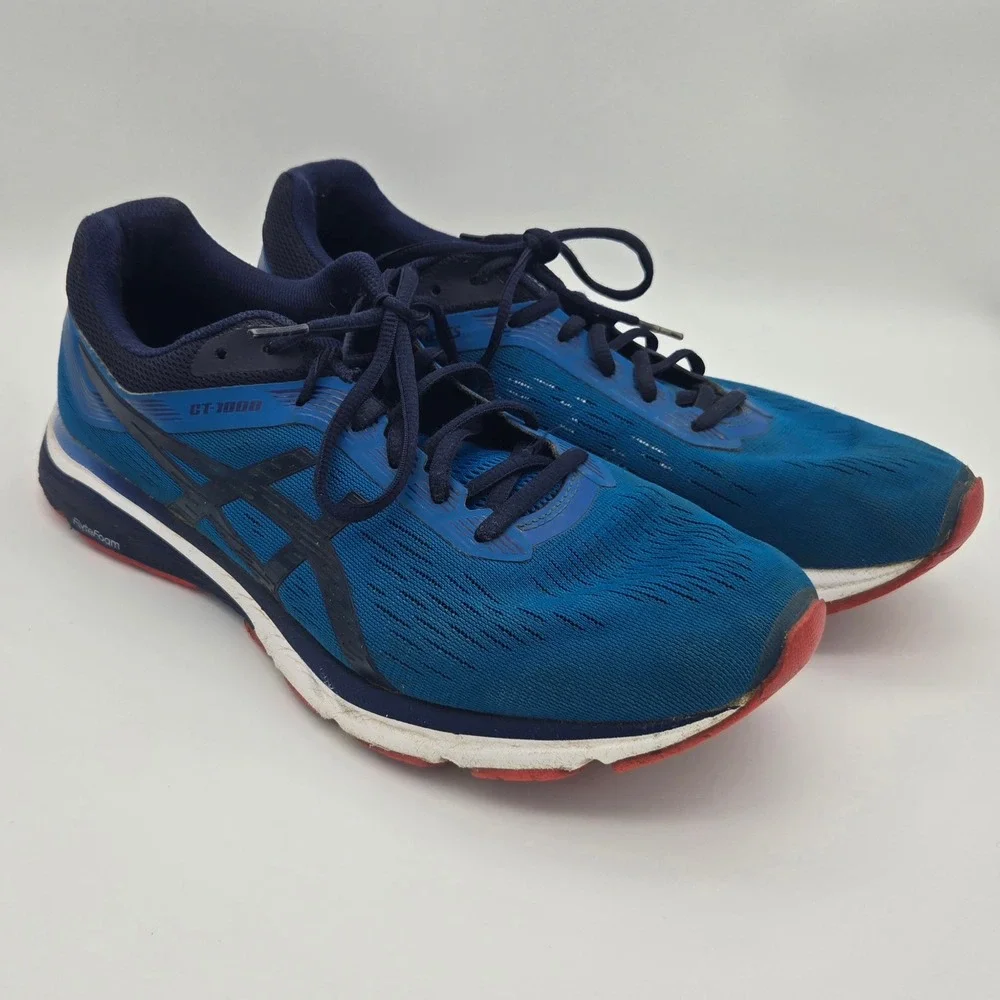 Men's Asics GT-1000 7 Race‎ Blue Peacot Running Shoes Size 11